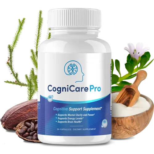 CogniCare Pro cognitive support supplement bottle, official product photo