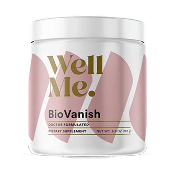 BioVanish cocoa weight-loss drink mix jar by WellMe