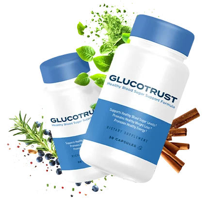 GlucoTrust bottles - Healthy Blood Sugar Support Formula