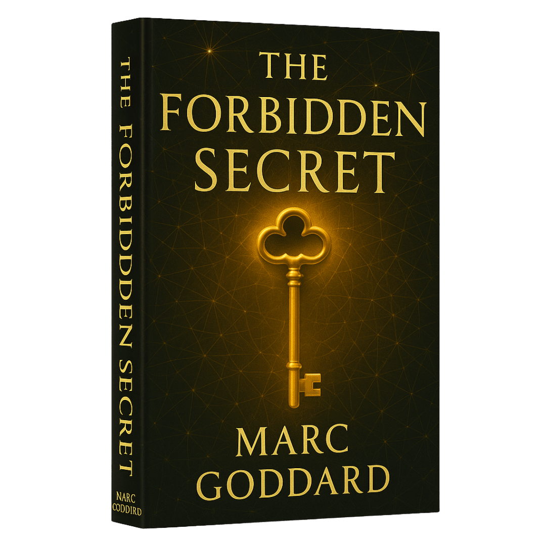 The Forbidden Secret — Book White Background