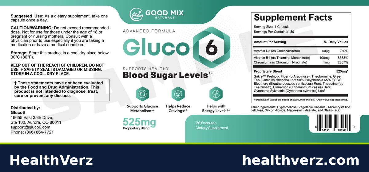 Gluco6 details
