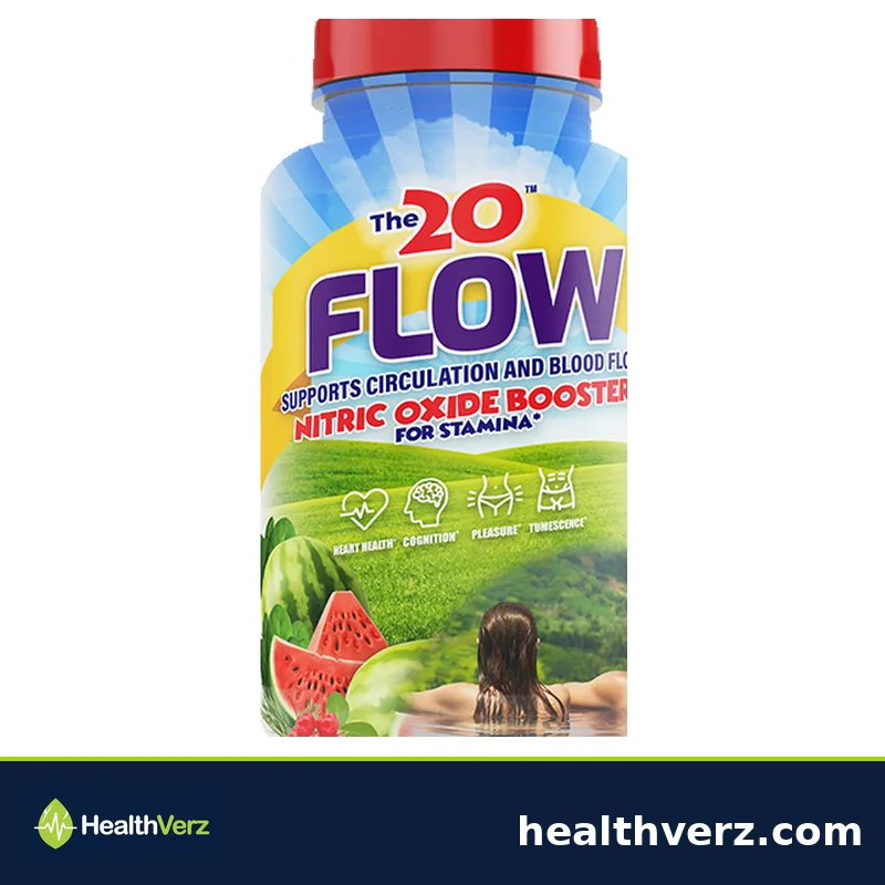 The 20 FLOW nitric oxide booster bottle - official product image