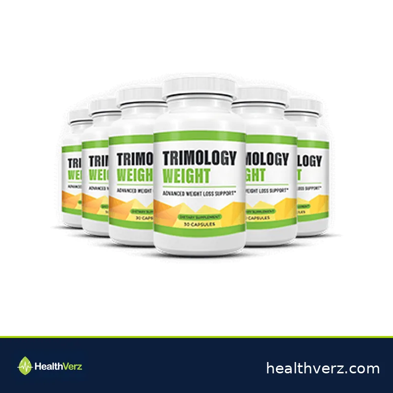 Trimology Weight bottles — official 6-bottle product packaging